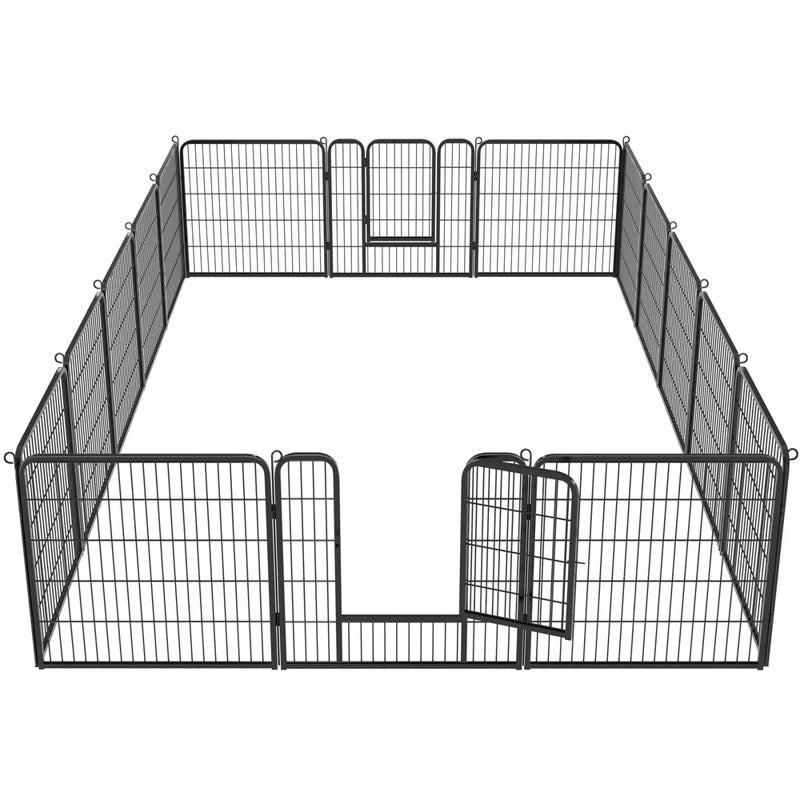 Dog Playpen Metal Exercise Pen Panels