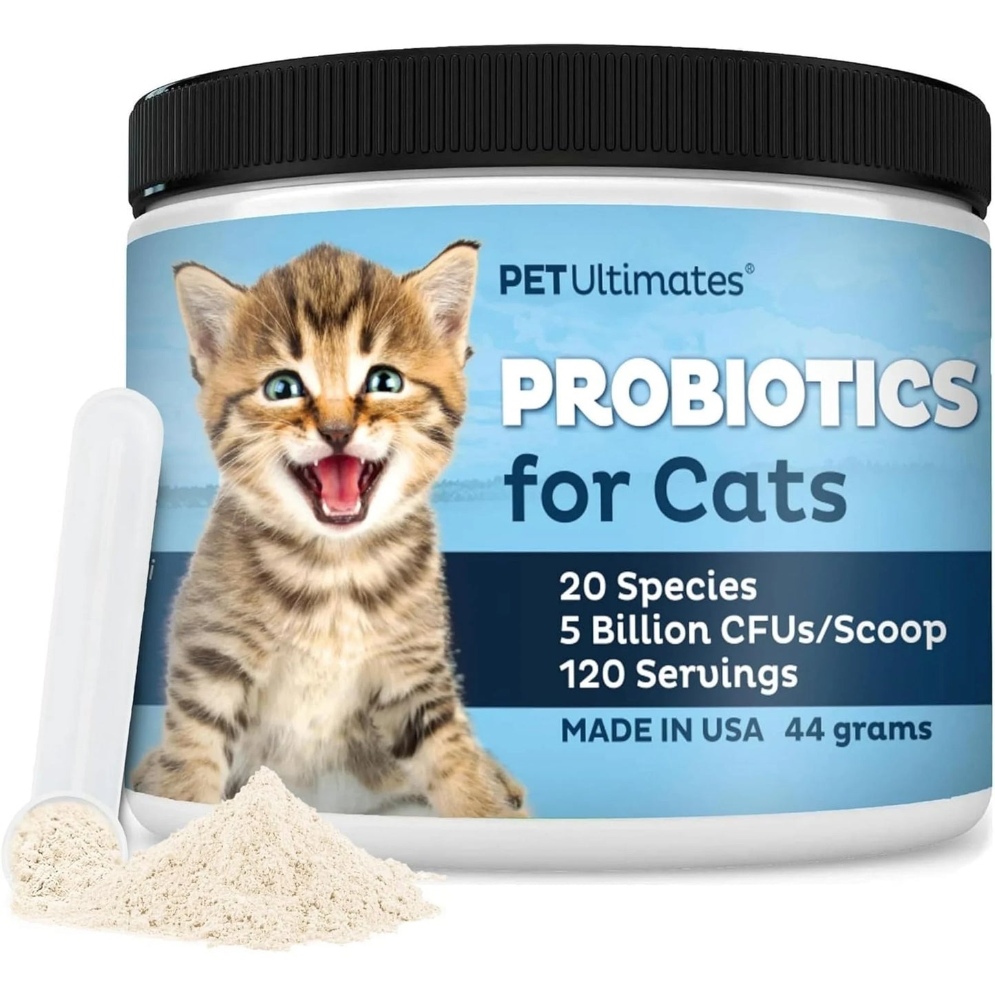 Cat Probiotics Powder with Digestive Enzymes for Cats Digestive Health Supplement 44 Grams - 3 Pack