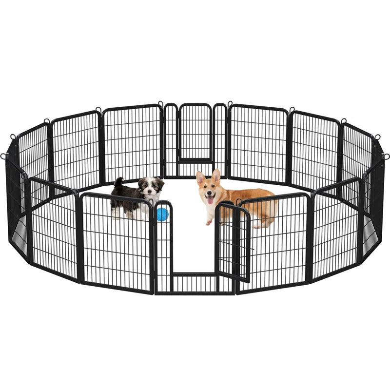 Dog Playpen Metal Exercise Pen Panels